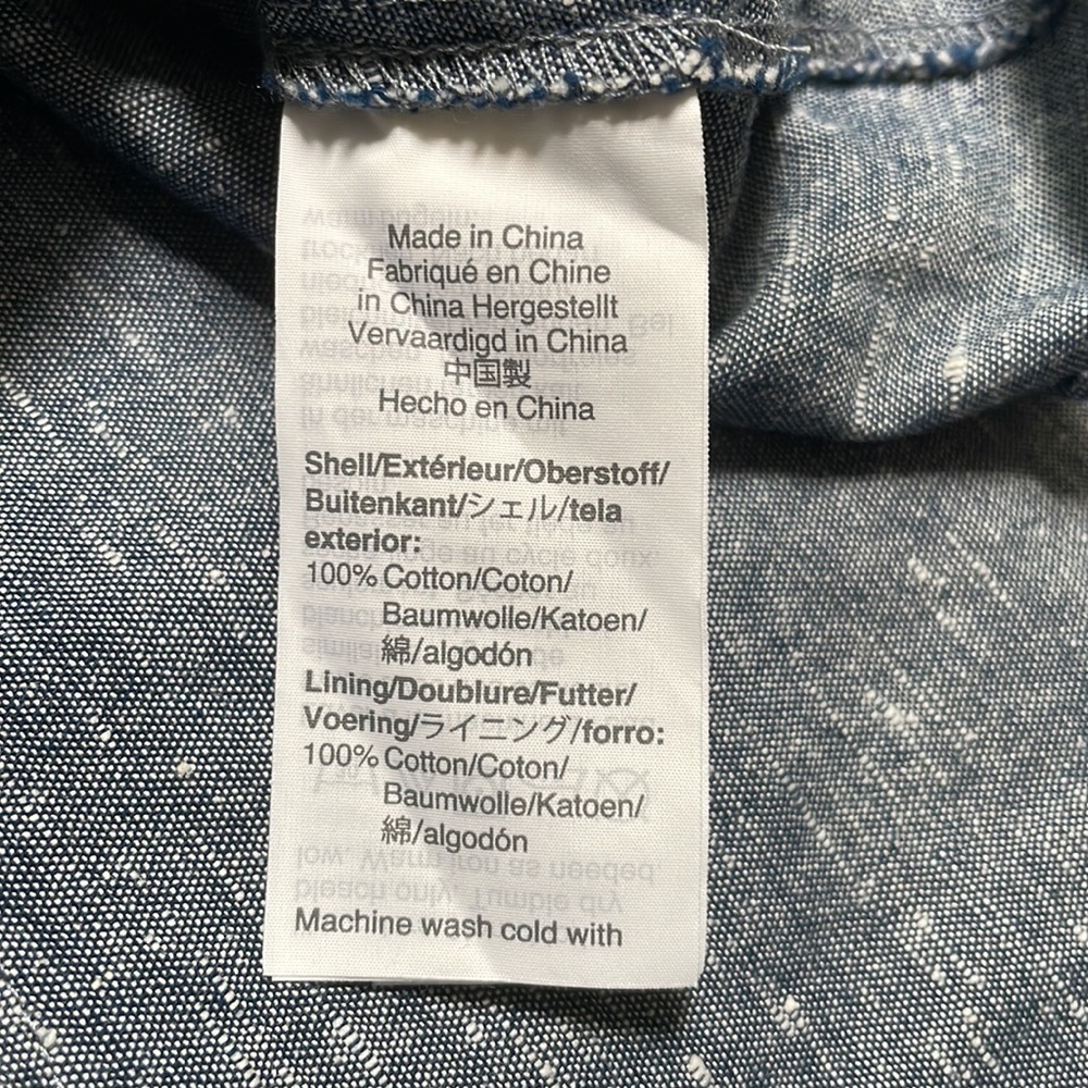 Madewell Chambray Button Front Dress - Picture 10 of 10